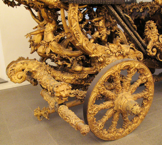 Marstallmuseum - carrosse - détail