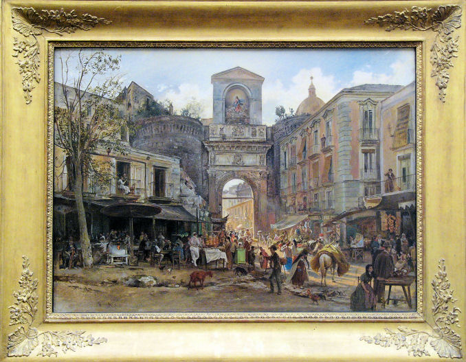 Porte de Capoue a Naples - 1867