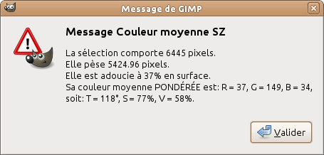 résultat pour une sélection adoucie