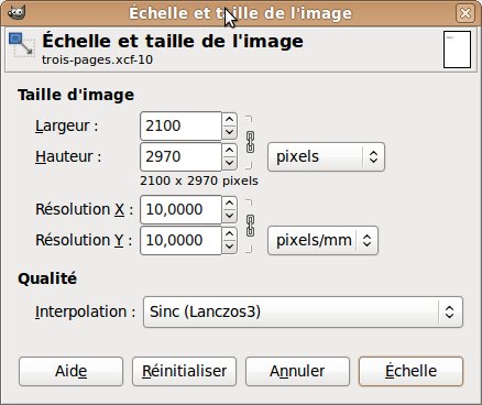ajustement image