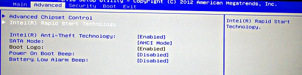 Ecran 4 UEFI
