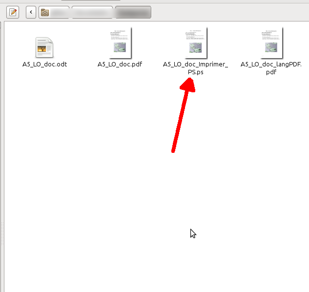 Imprimer dans un fichier PS sous Trusty+MATE+LibreOffice